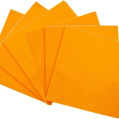 SERVILLETAS 33X33 NARANJA