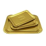 BANDEJA DORADA RECT. 1 KGS