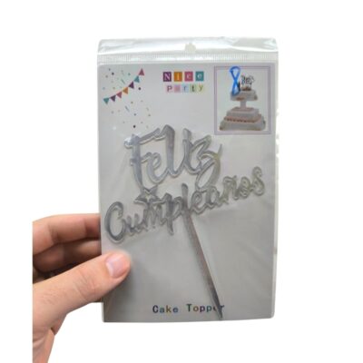 TOPPER FELIZ CUMPLEAÑOS