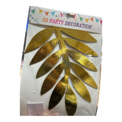 HOJA DECO 3D PARTY