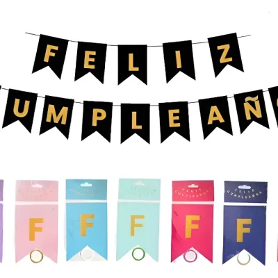 BANDERIN FELIZ CUMPLEAÑOS.