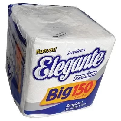 SERVILLETAS 33X32 X 150 UNID