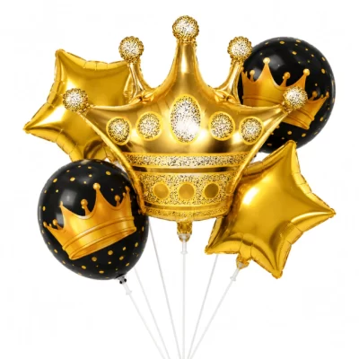 SET DE GLOBOS CORONAS (X5U)