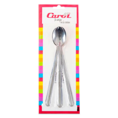 CUCHARA TRAGO LARGO X 3 CAROL