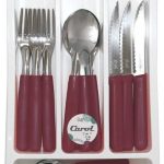 JUEGO DE CUBIERTOS X 24 + ORGANIZADOR FBO