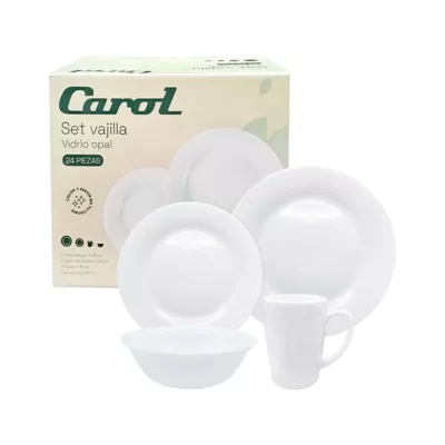 SET DE VAJILLA X 24 "" VO"" - CAROL