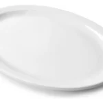 PLATO OVAL LINEA VERBANO 33 CM