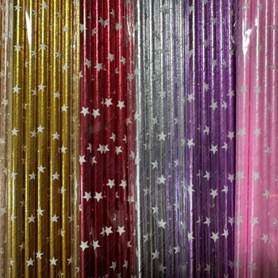 SORBETE DE POLIPAPEL ESTRELLAS X25UN