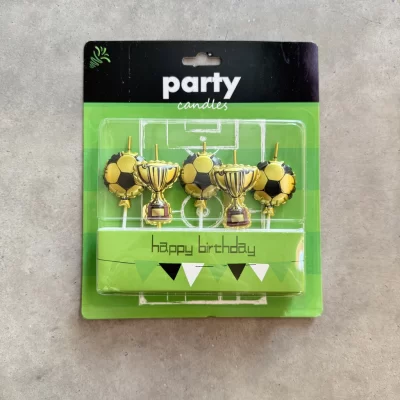 SET X5 VELAS PELOTAS/ COPAS