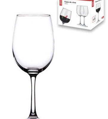 COPAS DE VINO 465ML X6.