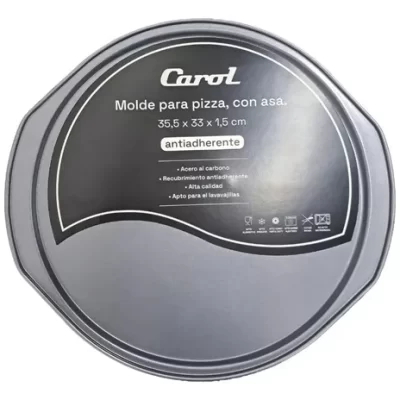 MOLDE PARA PIZZA CON ASA ( 35,5X33) CAROL