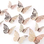 DECORACION MARIPOSAS 3D (12P)