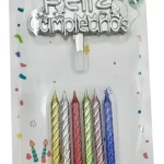 VELA FELIZ CUMPLEAÑOS + 6 IND.