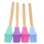 PINCEL SILICONA MANGO DE MADERA 25 CM