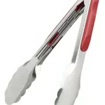 PINZA ACERO INOX. MANGO PLASTICO