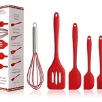 SET DE ESPATULA PINZA PINCEL BATIDOR SILICONA