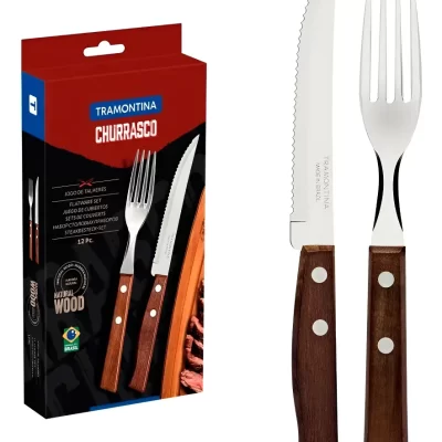 JUEGO CUBIERTOS ASADO X12 TRAMONTINA