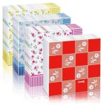 SERVILLETAS 33X32 ROJAS/FLOR