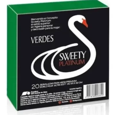SERVILLETAS 33X32 VERDES