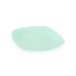 PLATO CUADRADO 22CM VERDE PASTEL