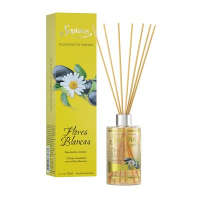 DIFUSOR AROMATIZANTE FLORES BLANCAS