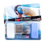 MAQUILLAJE CELESTE/BLANCO